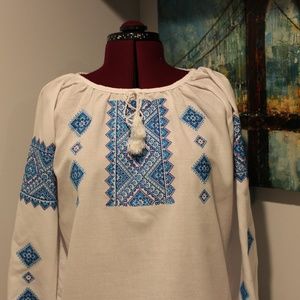 Ukrainian Shirt Embroidered Women's T-Shirt size M,L